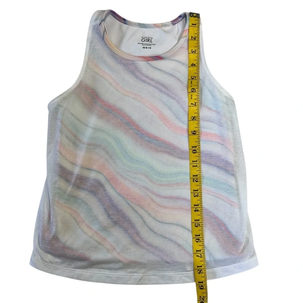 Athleta Girl Double The Fun Layered Racerback Tank Size Medium 8-10